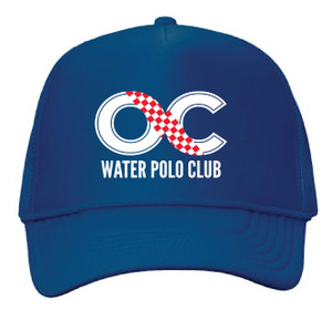 OCWP Trucker Cap- White/Royal Blue