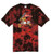 Hawks PC145 Crystal Wash Tee in Red and Black