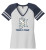 SJH Track & Field 2 Tone Ladies Gameday V-Neck DM476