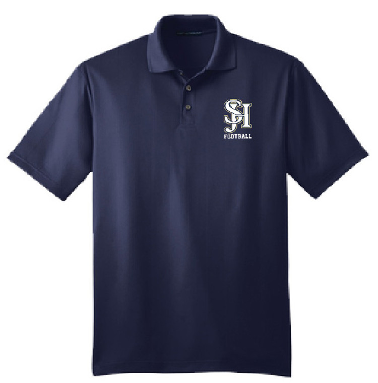 SJHF K528 Navy Jacquard Polo