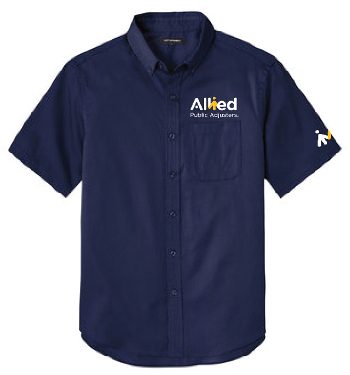 Allied Public W809 Port Authority® Short Sleeve SuperPro React™Twill Shirt