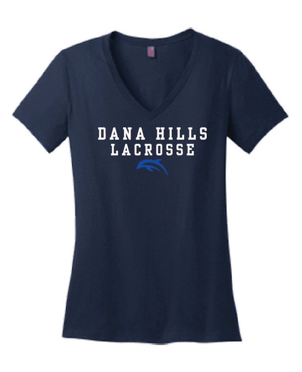 DHLAX  Ladies V-Neck T