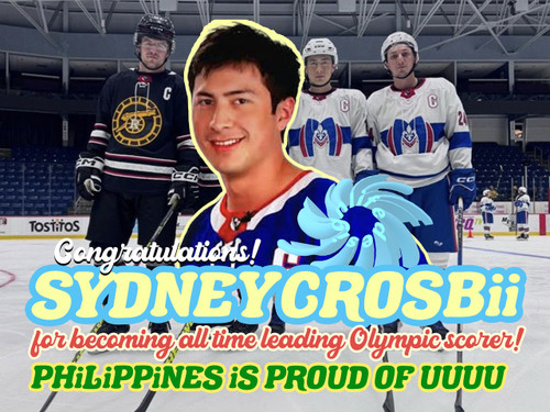 CONGRATULATiONS SYDNEY CROSBii TARP