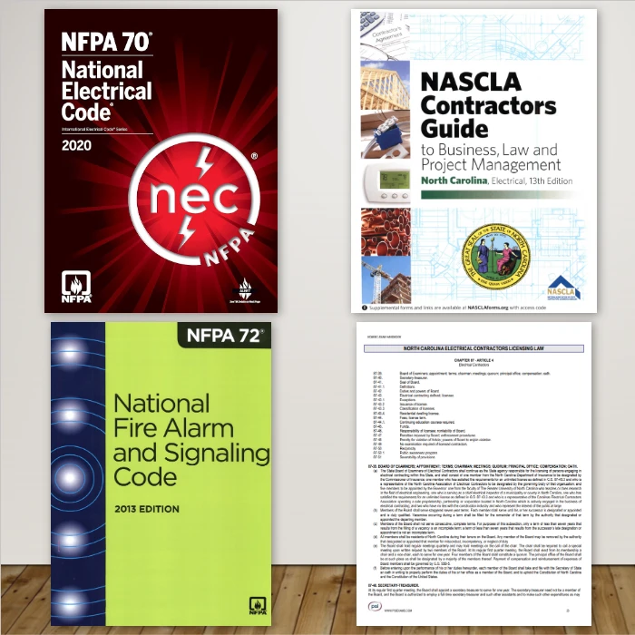 North Carolina Fire Alarm/Low Voltage Contractors Bookset