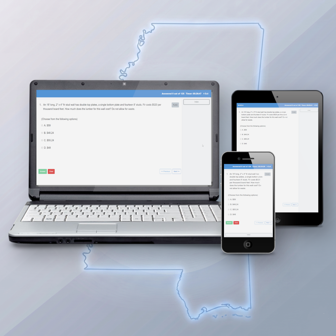 One Time Practice Exam Mississippi Master Electrician