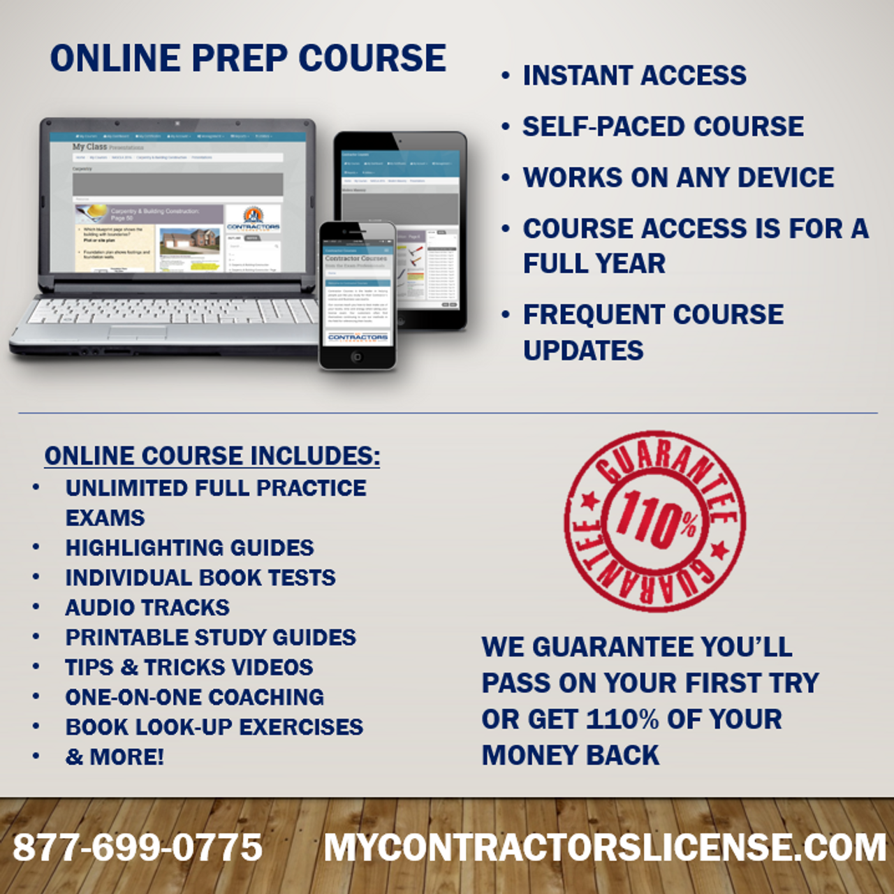 North Carolina Business and Law for General Contractors Prep Course