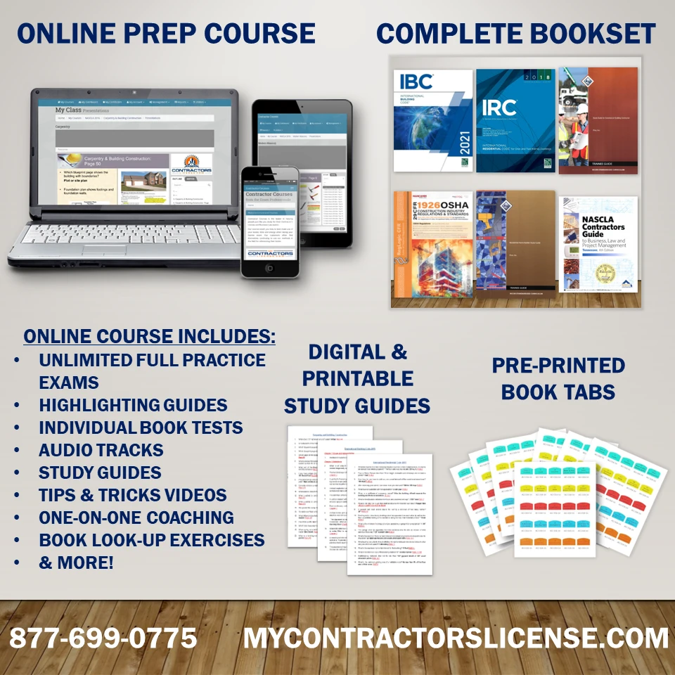 Tennessee BC A,B Residential Commercial Contractor Combo