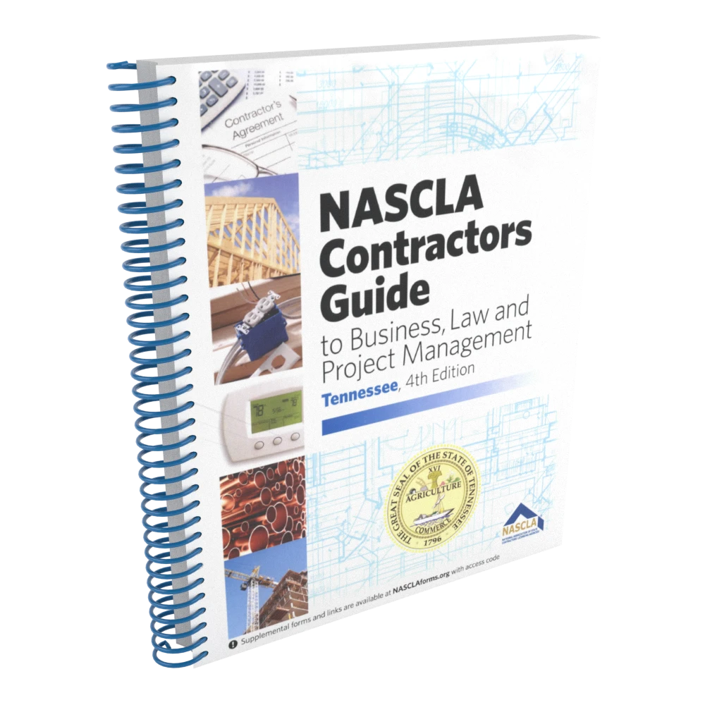 NASCLA Contractors Guide to Business, Law and Project Management - Tennessee 4th Edition