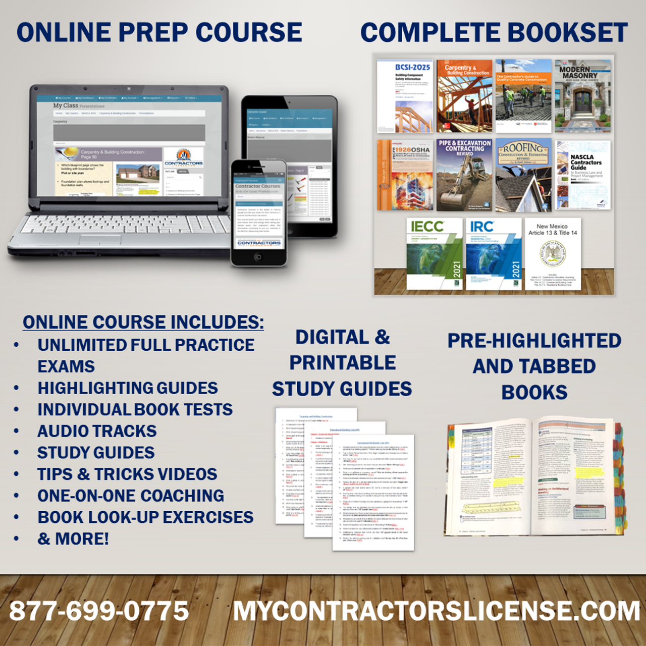 Pre-Highlighted & Tabbed New Mexico GB-2 Residential Contractor Complete