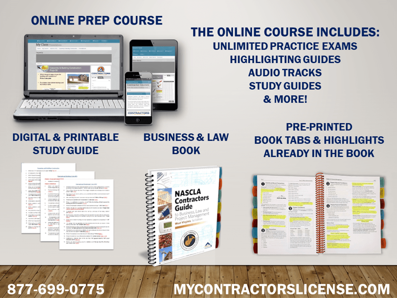 Pre-Highlighted & Tabbed West Virginia Business and Law Complete Course Study Pack