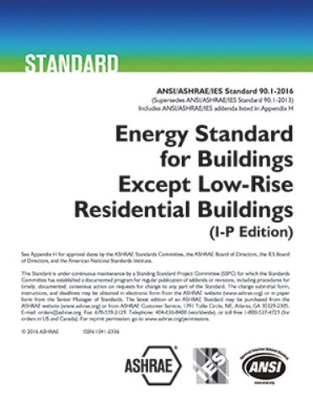 ASHRAE 90.1-2016