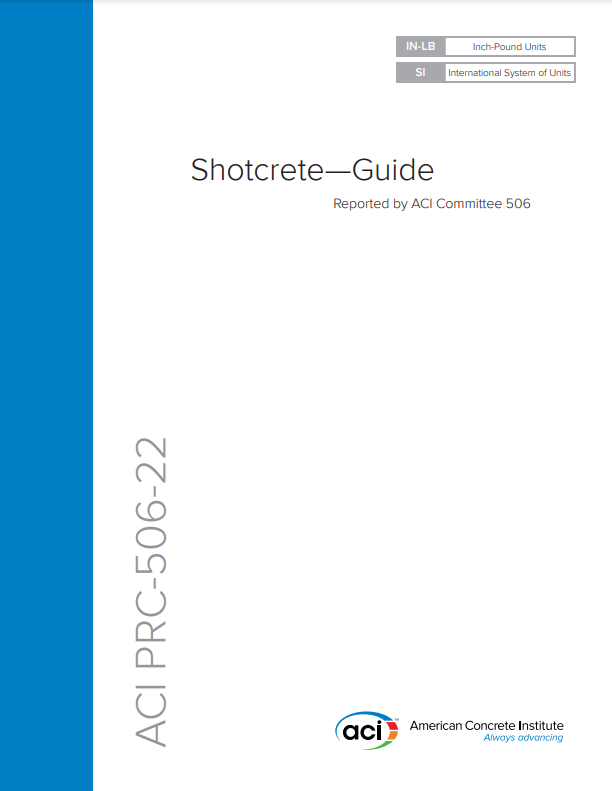 ACI PRC-506-22 Shotcrete - Guide