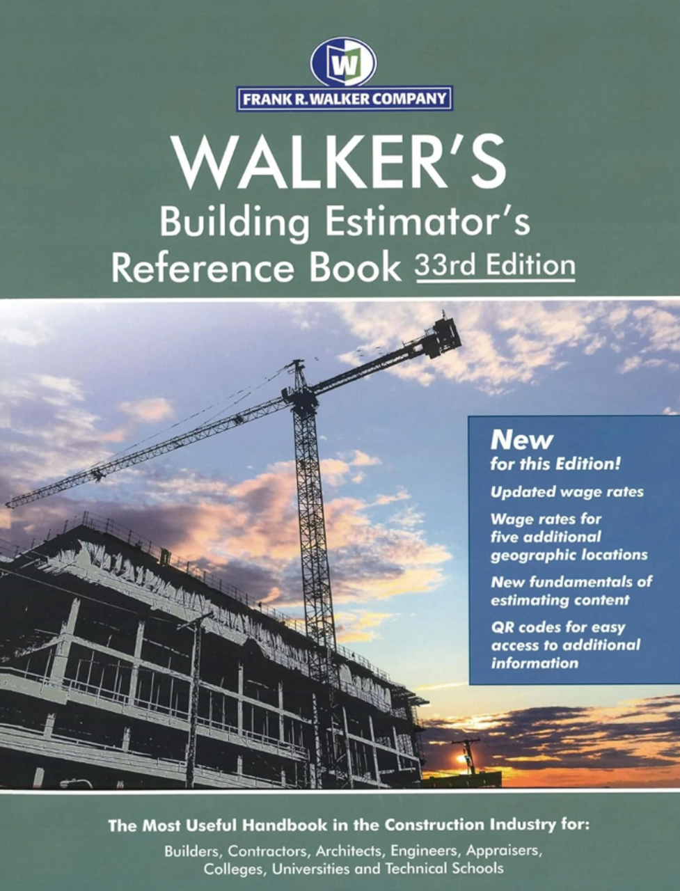 Walker's Building Estimator's Reference Book 33rd Edition Walker's Building Estimator's Reference Book 33rd Edition