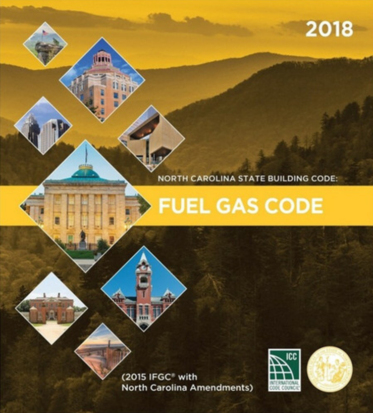 North Carolina State Building Code: Fuel Gas Code 2018