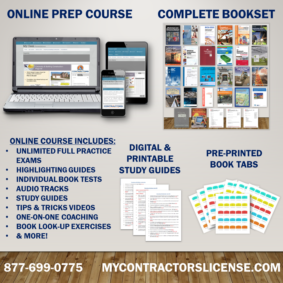 Florida NASCLA Exam Prep Including Books & Business Law Combo