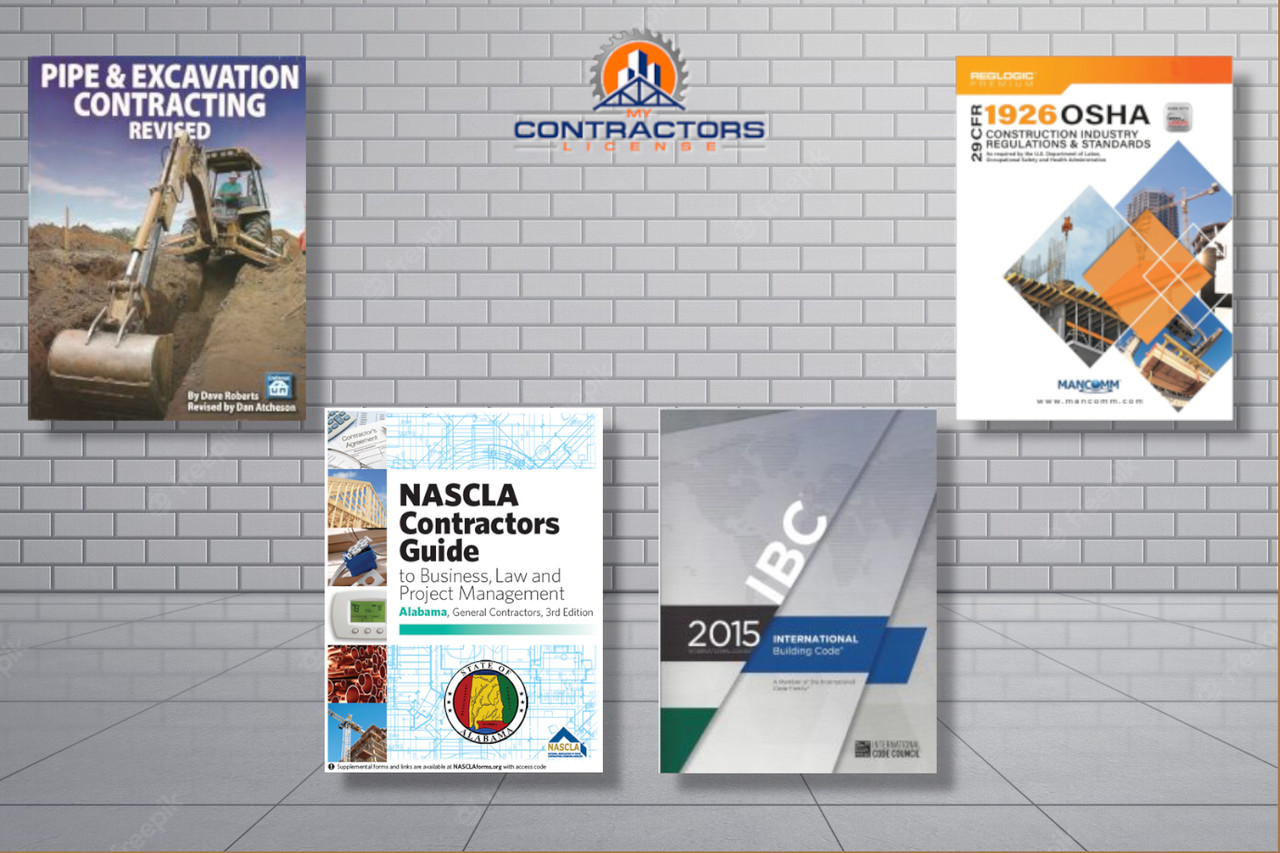 Alabama Sitework Contractor PSI Exam Bookset