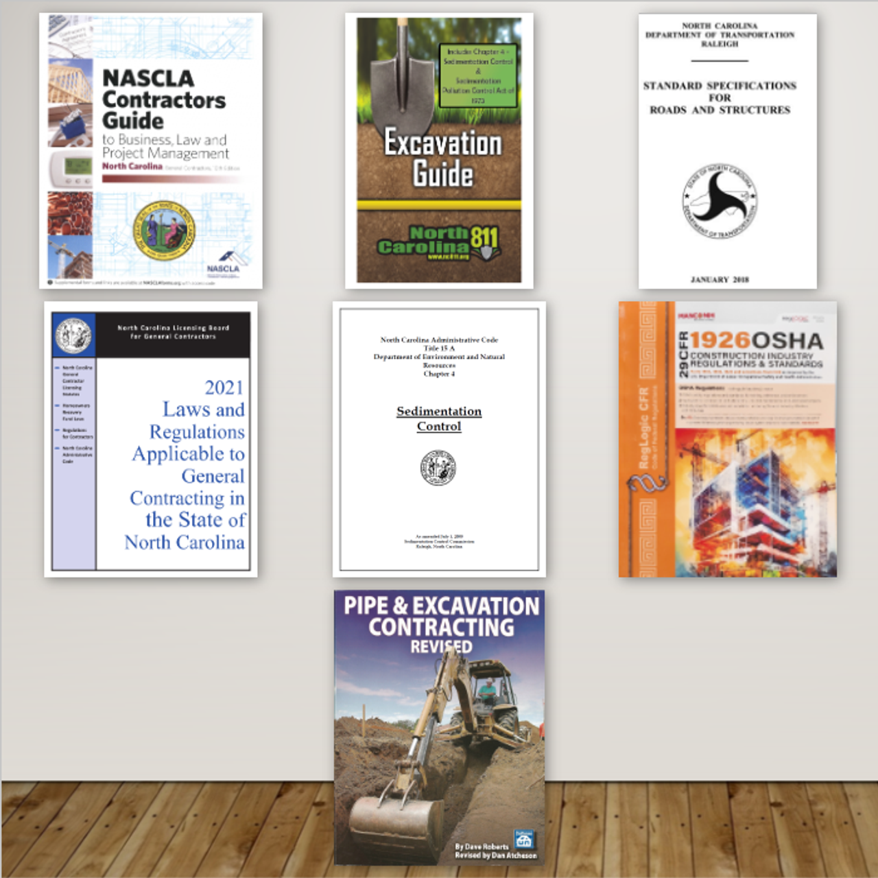 North Carolina Grading and Excavating Contractor PSI Exam Bookset