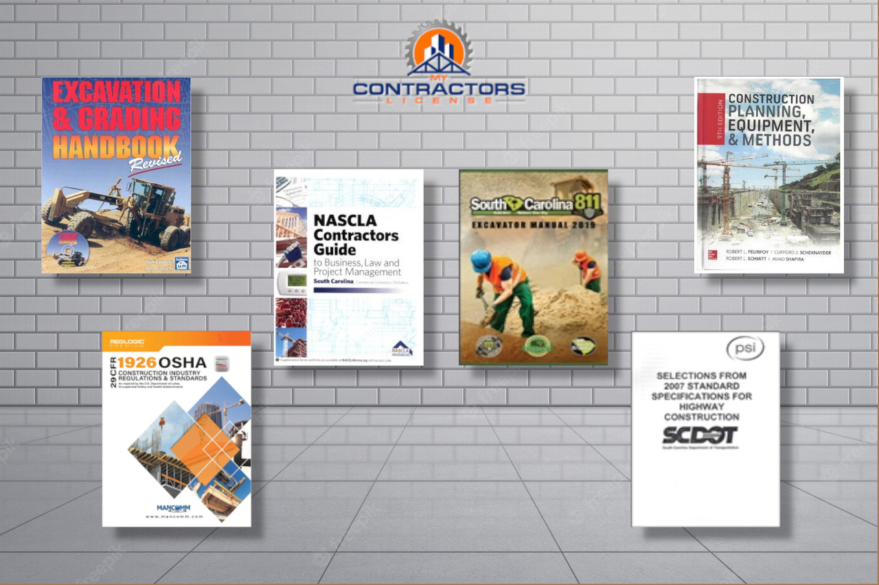 South Carolina Grading Contractor Complete Book Set