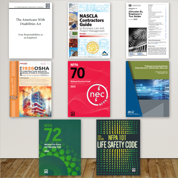 Georgia Low Voltage Unrestricted Contractor Bookset