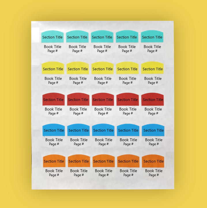 Construction Project Management 5th Permanent Book Tabs