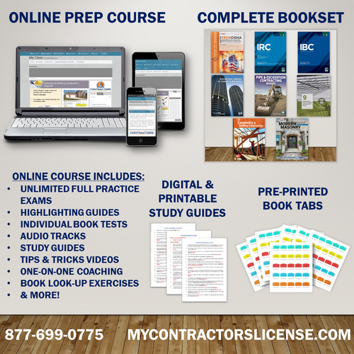Arizona B-1 Commercial, B-2 Small Commercial and KB-1 & 2 Prep Course Combo