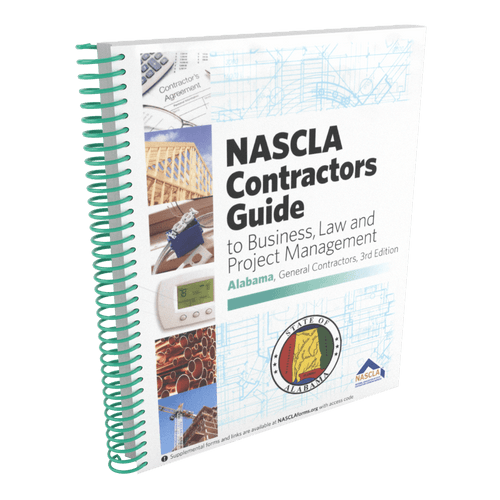 Alabama Nascla Business Law & Project Management for General Contractors 3rd Edition