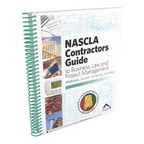 Alabama Nascla Business Law & Project Management for General Contractors 3rd Edition Alabama Nascla Business Law & Project Management for General Contractors 3rd Edition