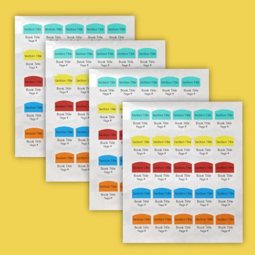 Pre-Printed Book Tabs for ICC R18 Residential Electrician