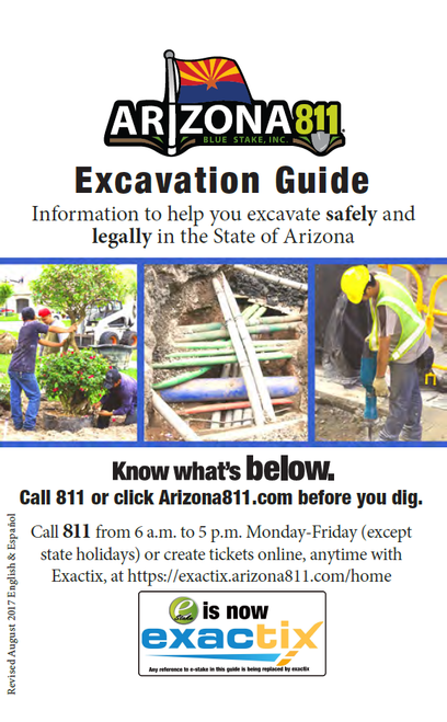 Arizona 811 Excavation Guide