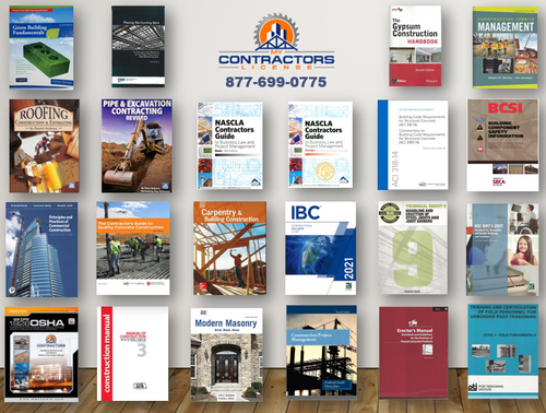 Georgia General Contractor Reference Book Set for the NASCLA exam (All 24 Books)