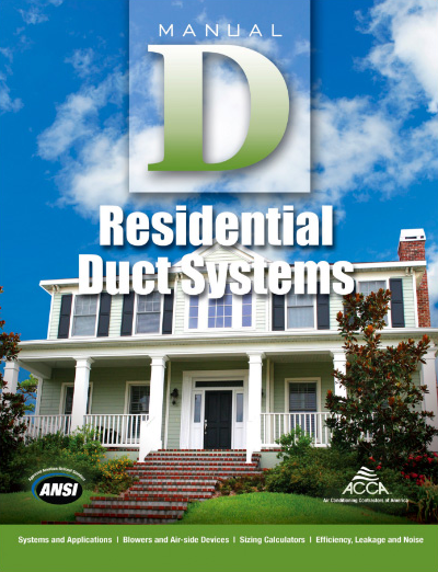 Manual D - Residential Duct Systems 3rd Edition