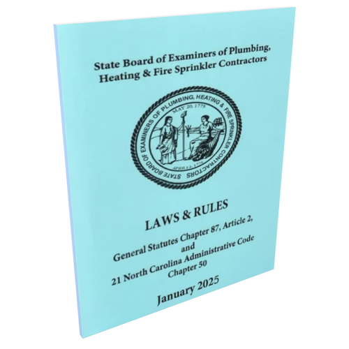 NC Heating and Fire Sprinkler Rules and Laws 2025