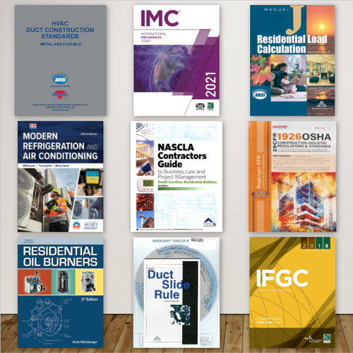 South Carolina Residential HVAC Contractor Exam Complete Book Set South Carolina Residential HVAC Contractor Exam Complete Book Set