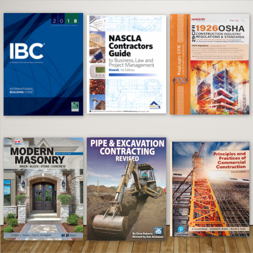 Hawaii C-17 Excavating, Grading, and Trenching Exam Book Set