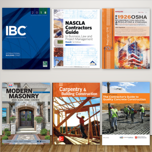 Hawaii C-31 Masonry Exam Book Set Hawaii C-31 Masonry Exam Book Set