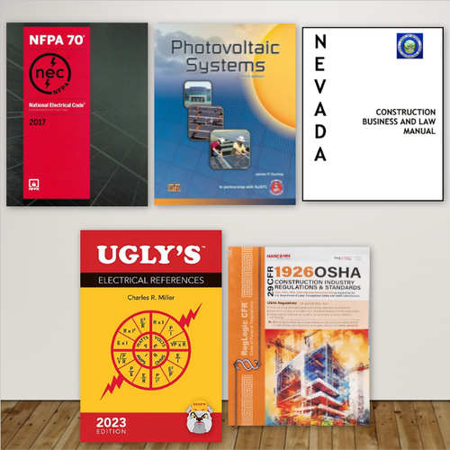 Nevada C-2G Photovoltaics Exam Book Set