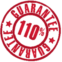 110% Money Back Guarantee logo