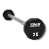 Troy Fixed Urethane Barbell with Straight Bar