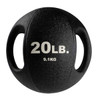 Body-Solid 20 lb Dual-Grip Medicine Ball