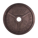 Troy Black Machined Olympic Plate - 35 lb