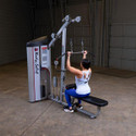 Body-Solid Lat Pull Machine/Mid-Row Combo