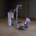 Body-Solid Commercial Lat Pulldown Machine/Low Row Combo