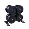 Body-Solid Plate Rack w/ Optional Bumper Plates