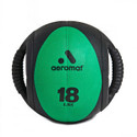 Aeromat 18 lb Commercial Med Ball with Grips