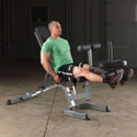 Body-Solid 14" Olympic Adapter on Leg Extension Bench