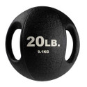 Body-Solid 20 lb Gym Med Ball w/ Dual Grips
