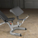 Body-Solid Heavy-Duty Workout Bench Optional Preacher Curl Attachment