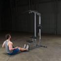 Body-Solid (#GLM83) Plate-Loaded Lat Machine Seated Row Exercise