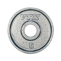 Troy VTX 5 lb Gray Cast Iron Weight Plate