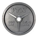 Troy VTX 100 lb Olympic Weight Plate